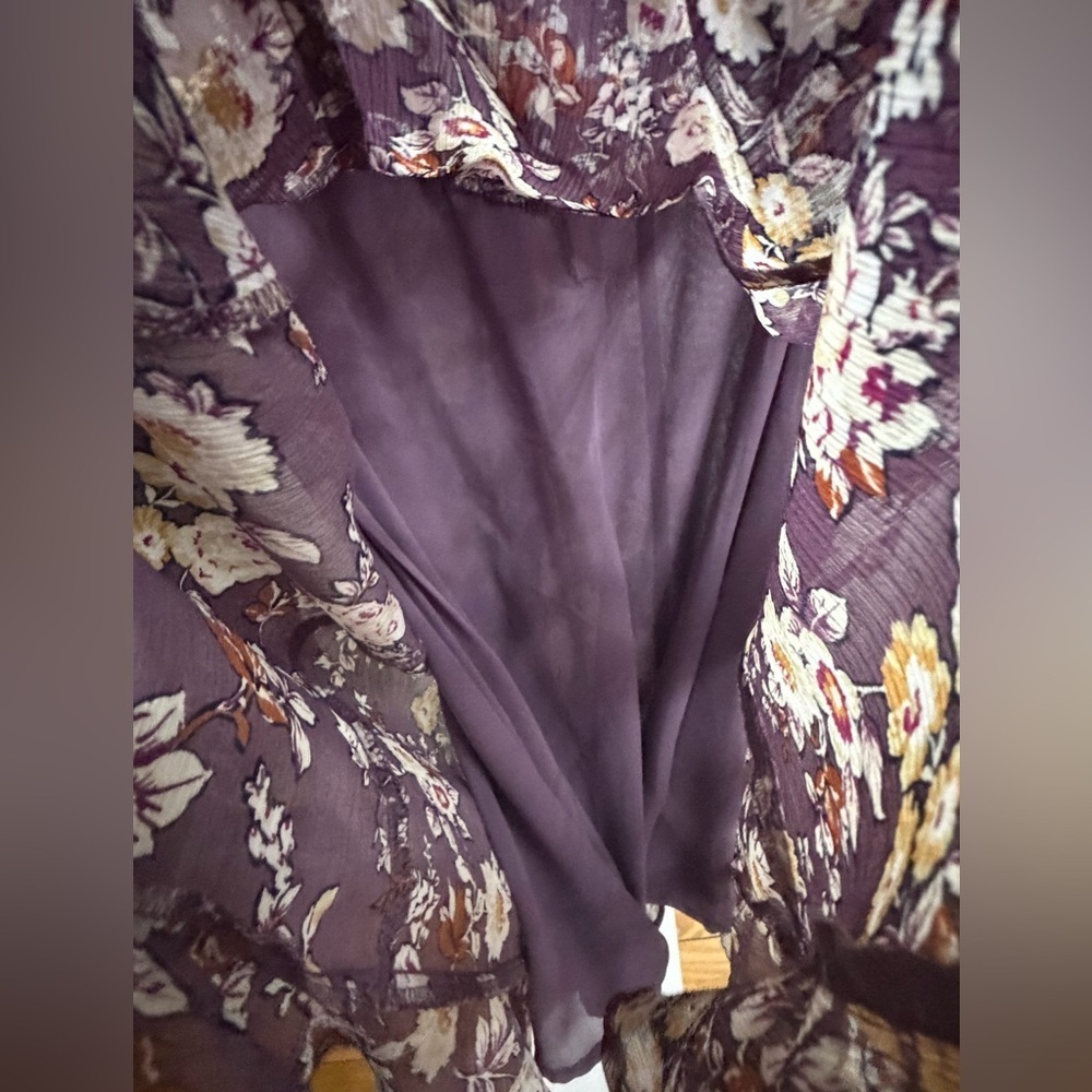 Astr Ruffle Floral Print Dress #0048 - Picture 5 of 8